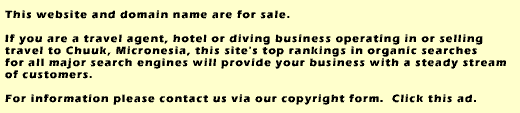 truk - chuuk website for sale